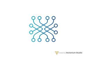 Network Nodes Logo, a Branding & Logo Template by Vectorium Studio