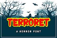 Terroret a Horror Font