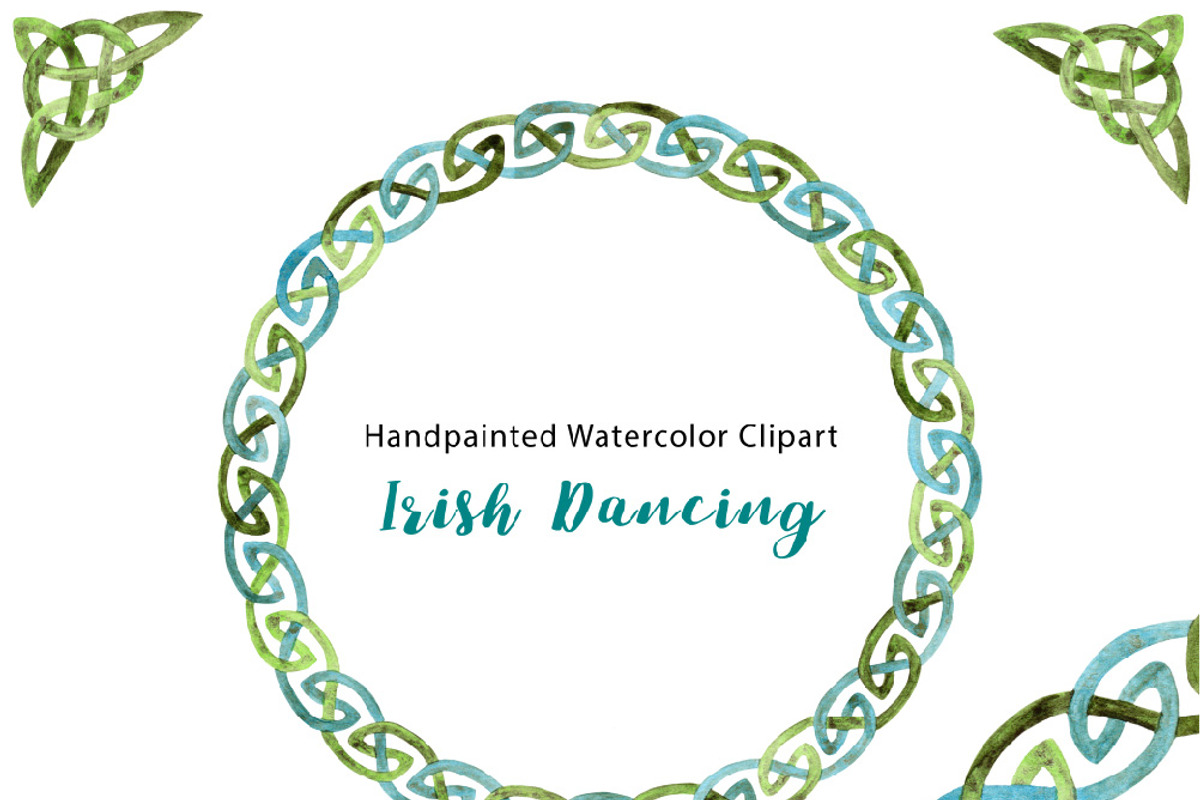 Irish Dancing Watercolor Graphics, an Illustration by LittleAcornGraphics (Photo 8 of 9)