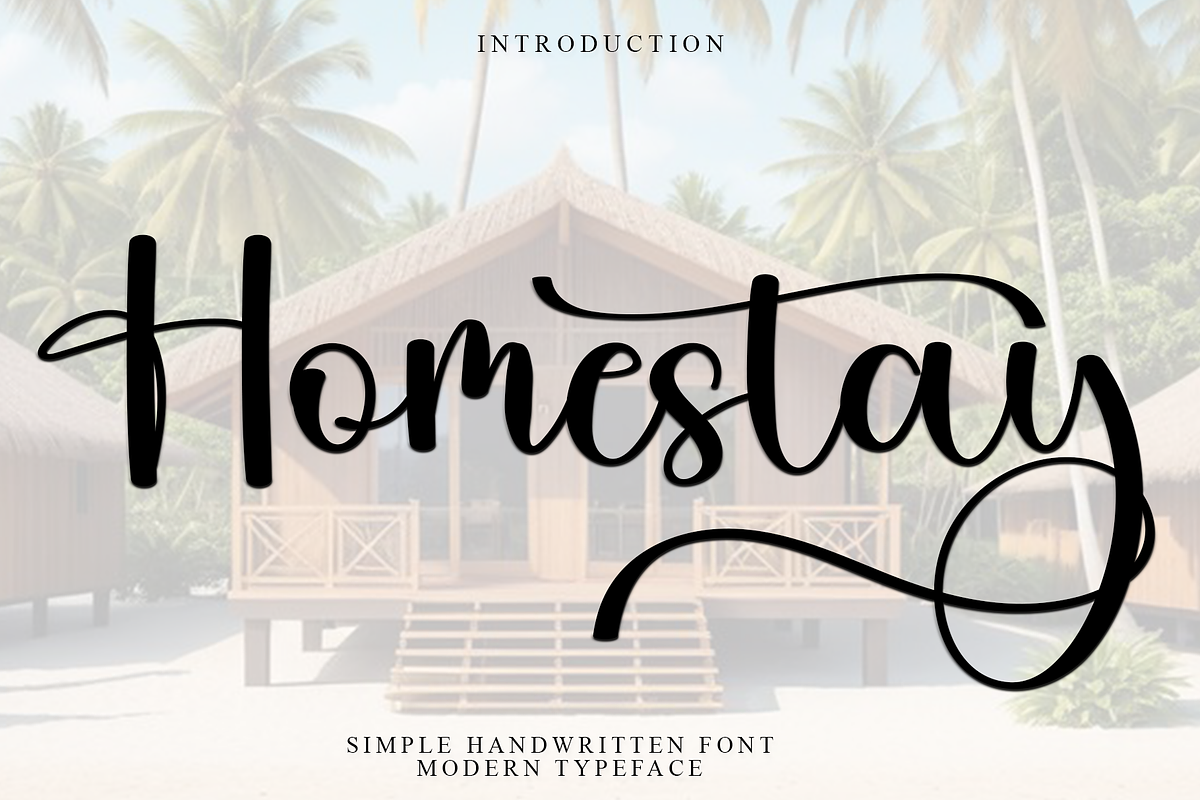 Homestay, a Handwritten Font by FreshTypeINK (Photo 1 of 8)