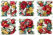 Wedding Alphabet Clipart Bundle, an Illustration by DreamArtGraphic (Thumbnail 3 of 4)