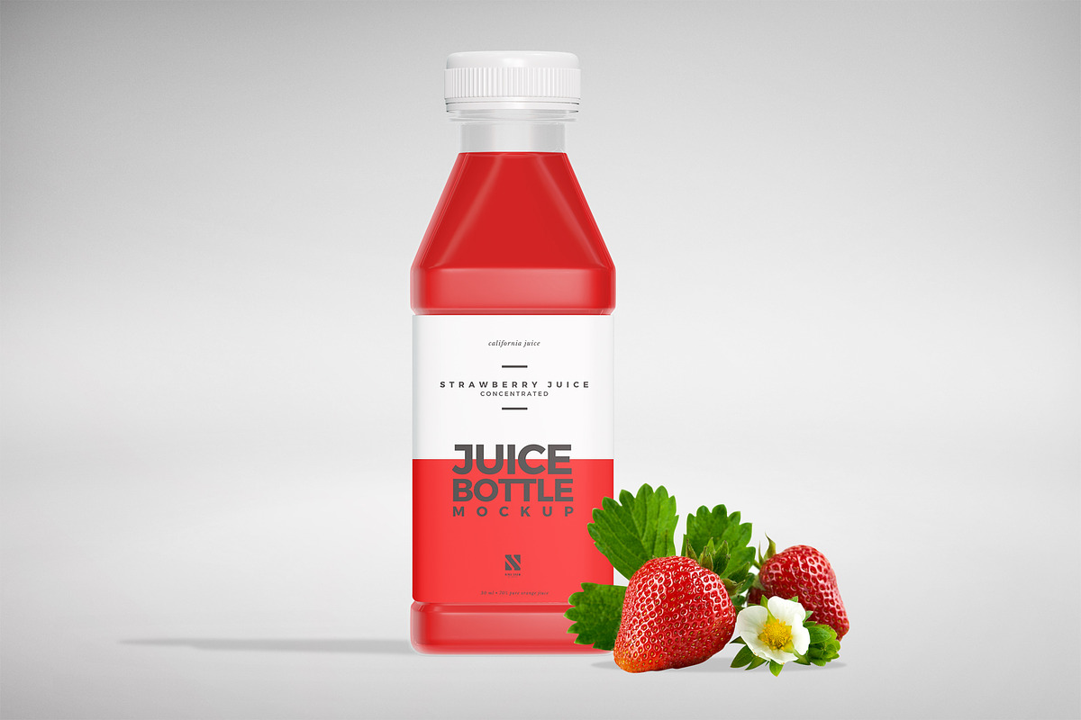Juice Bottle Mockup, a Packaging Mockup by Nina Shaw (Photo 12 of 17)