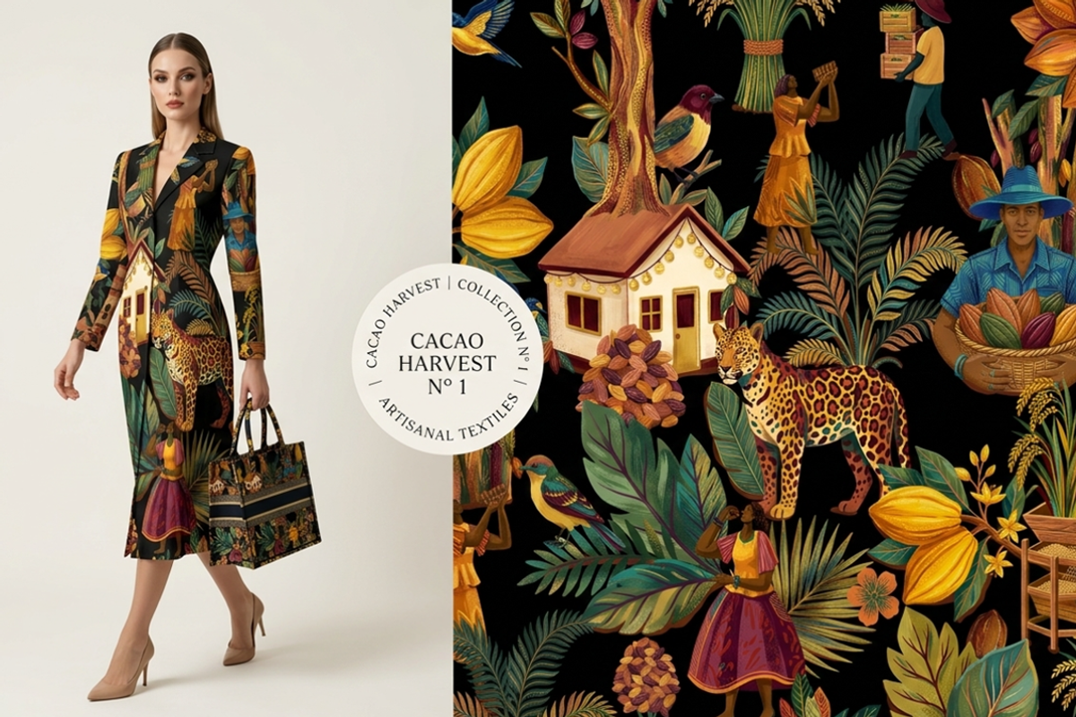 Cacao Luxury Pattern design, a Pattern Graphic by Luiz da Rolt Grathwohl (Photo 5 of 20)