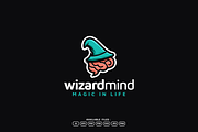 WIZARD MIND LOGO TEMPLATE, a Branding & Logo Template by artism_design (Thumbnail 1 of 2)