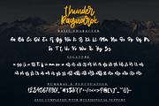Thunder Ragnarok, a Script Font by Letterara (Thumbnail 8 of 8)