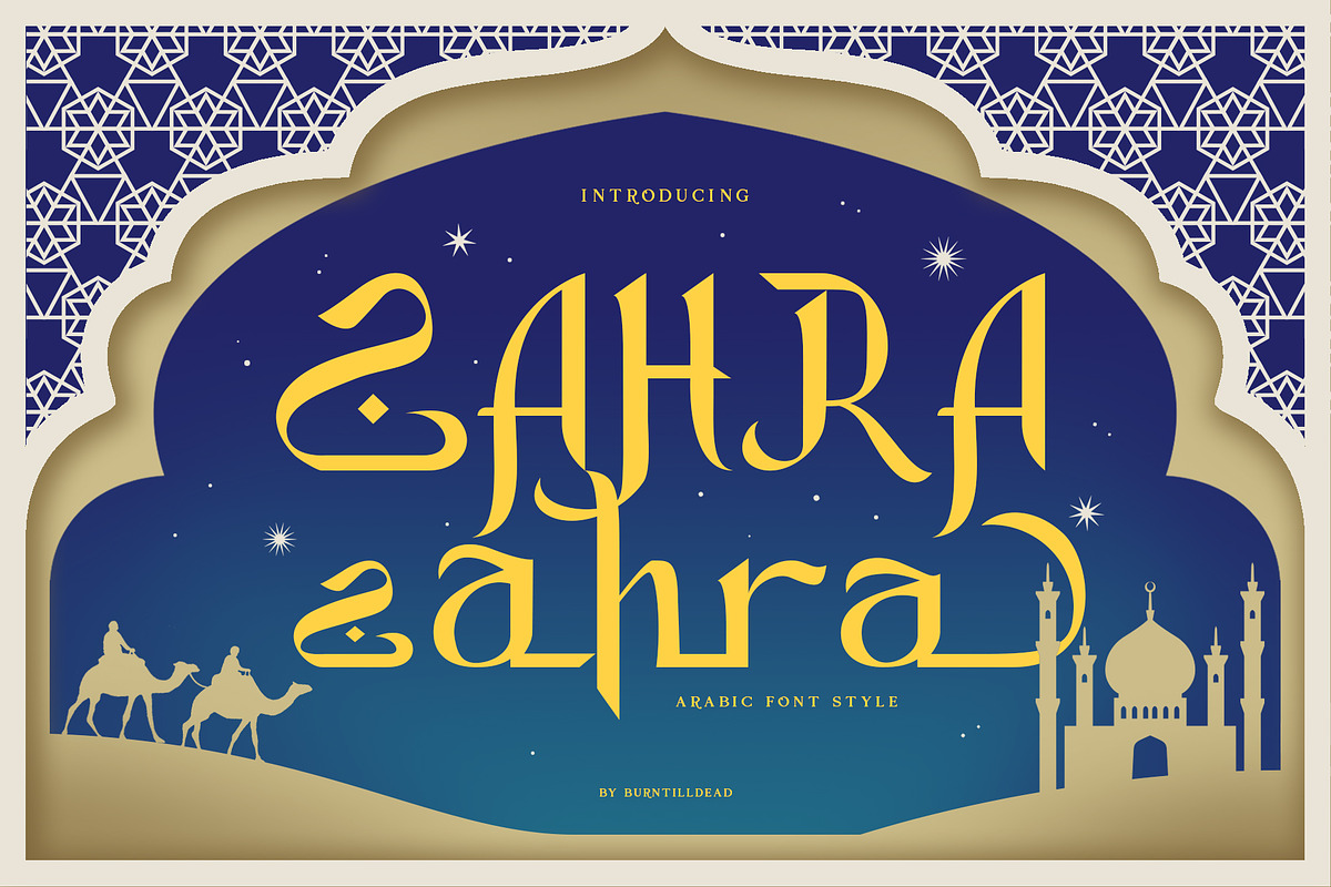 Zahra, a Handwritten Font by Burntilldead (Photo 1 of 8)