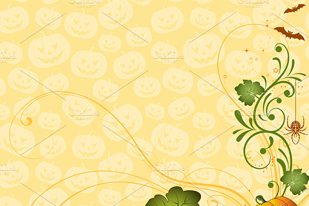 Floral Halloween Frames, an Illustration by TAlex (Photo 6 of 6)