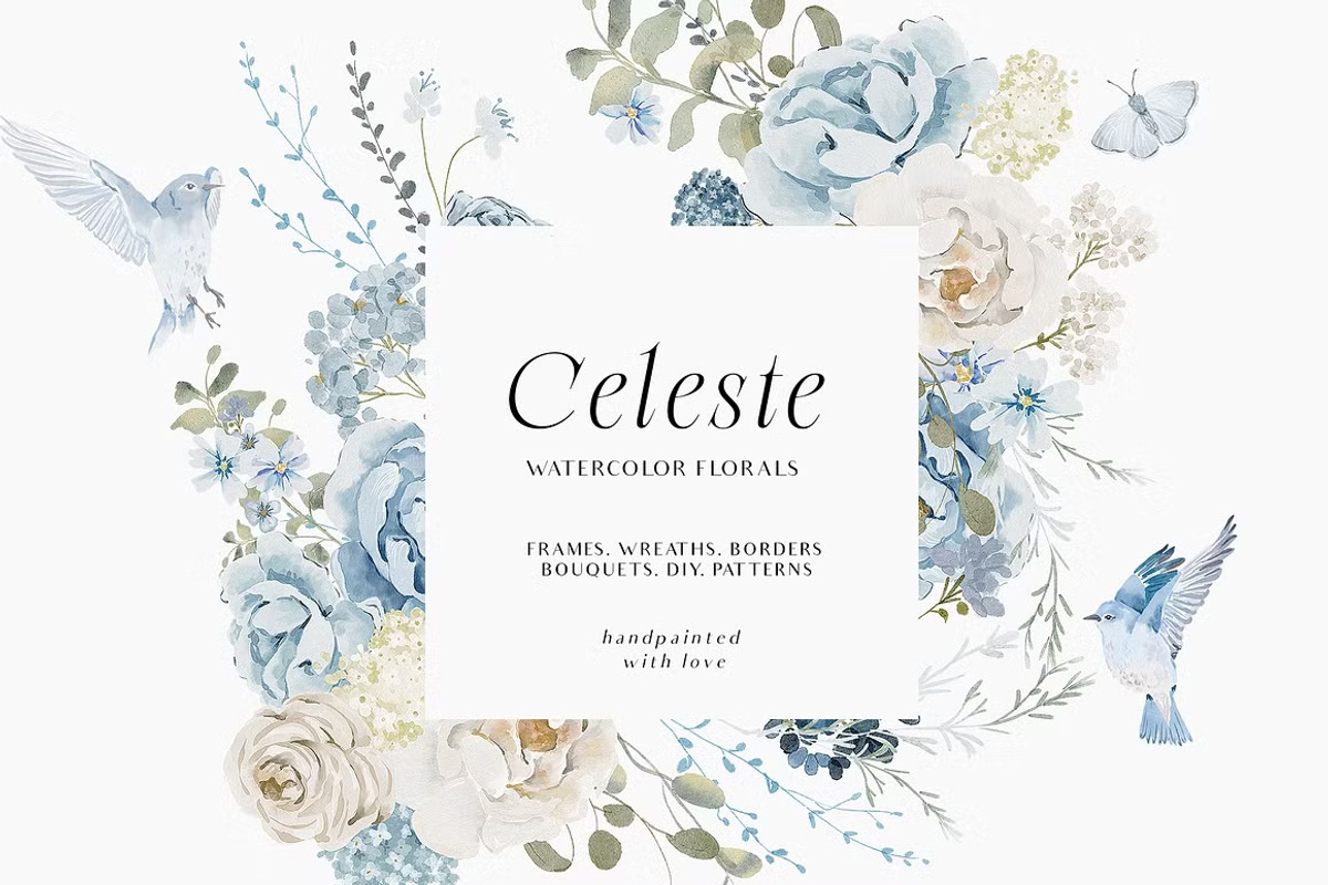 Watercolor Florals Graphics bundle, a Decorative Illustration by Grace Noboa Illustrations (Photo 6 of 20)