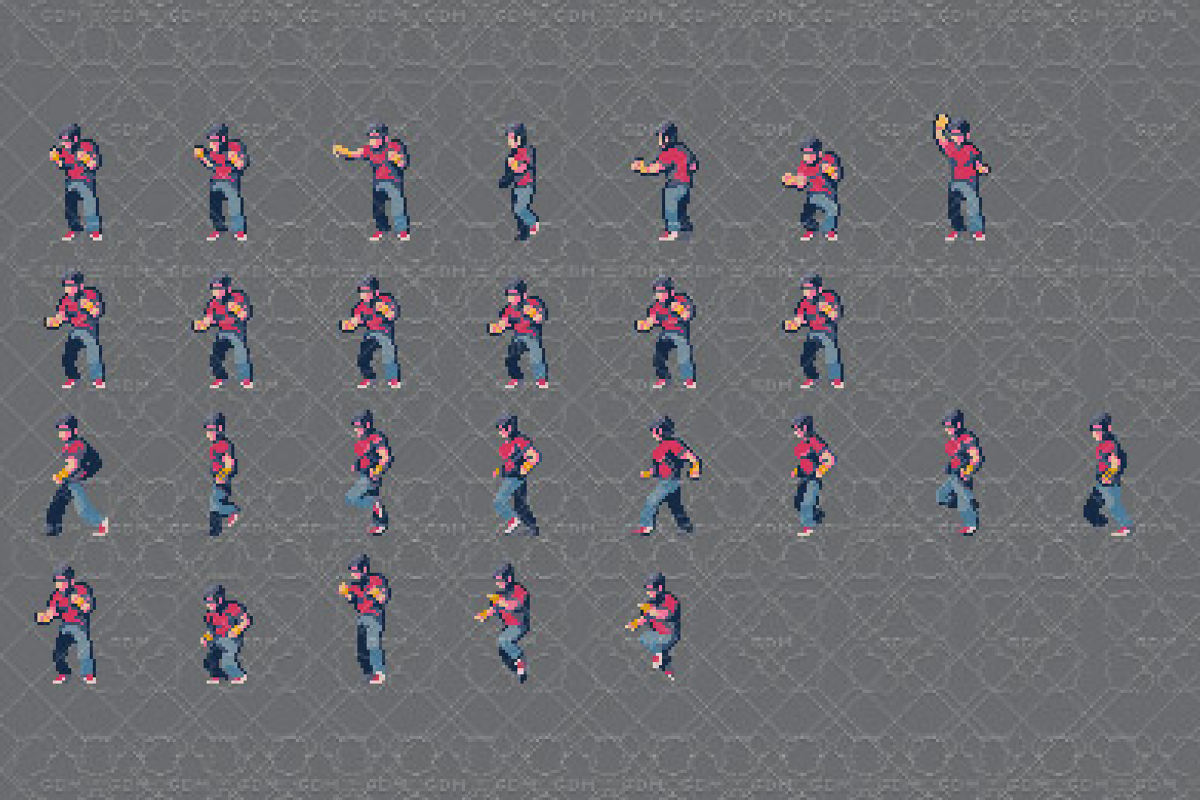 ARCADE 90's BEAT THEM ALL, an Illustration by Fassous game assets (Photo 3 of 5)