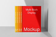 Multi Book Display Mockup - 8 Views, a Books & Magazine Mockup by Illusiongraphic (Thumbnail 8 of 23)