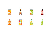 Beverages Illustration Set, a Food Illustration by studiogstock (Thumbnail 3 of 3)