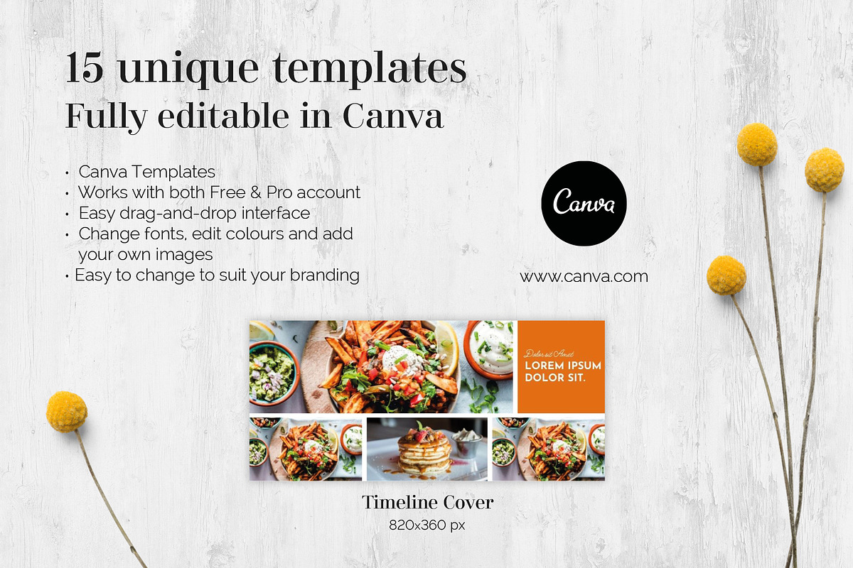 15 Facebook Cover Templates Canva, a Social Media Template by Paperweight Memories (Photo 2 of 5)