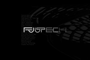 Fuutech – Tech And Sci-Fi Font