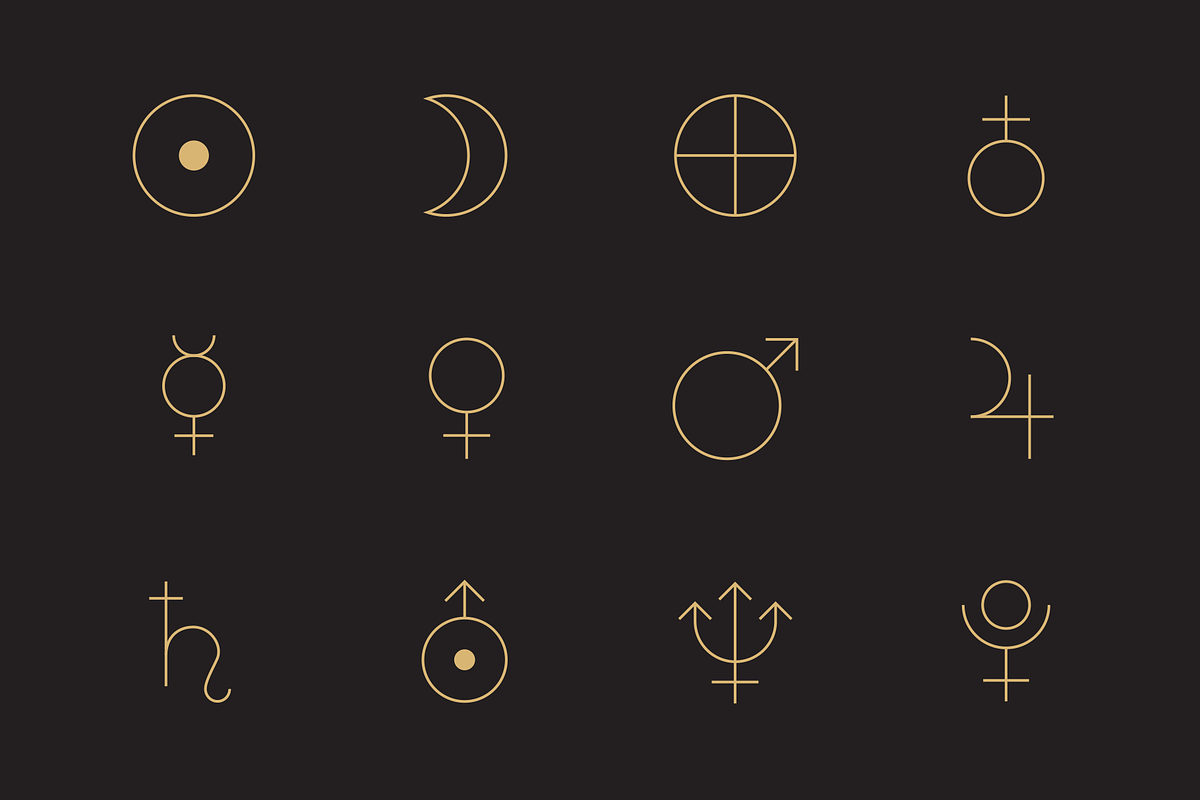Mystic Zodiac Illustrations, an Object Illustration by IlloBob (Photo 6 of 8)