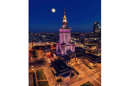 Palace of Science and Culture, an Architecture Photo by Nature and travel