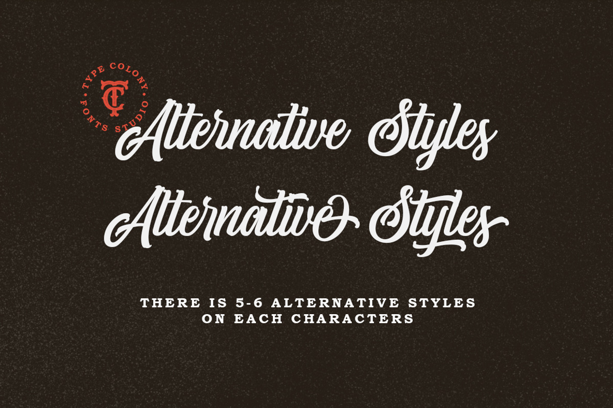 Subletter Script, a Script Font by Type Colony (Photo 9 of 10)