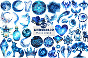 Magical Celestial Clipart, an Illustration by CreationArt (Thumbnail 1 of 3)
