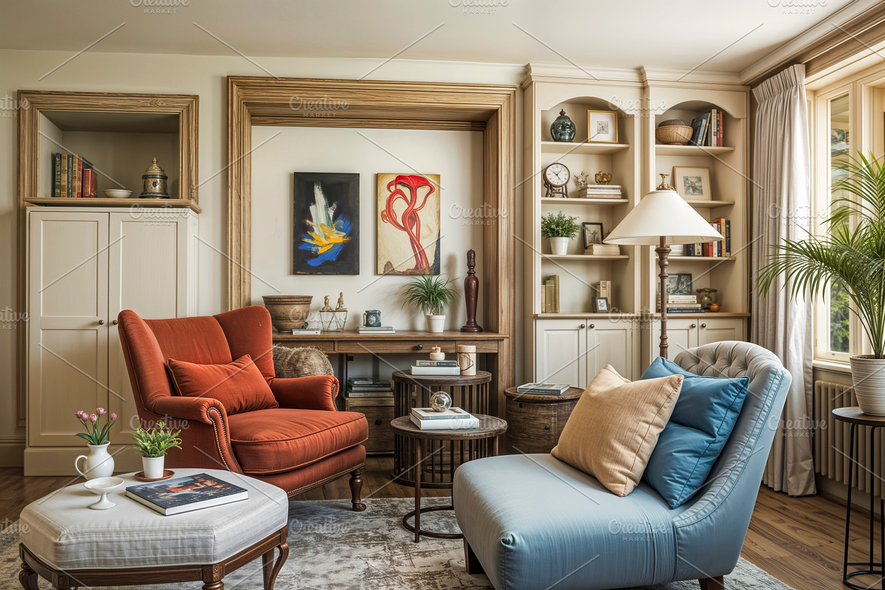 Elegant living room, a Photo by rarrarorro