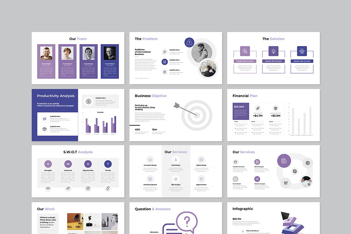 Business Presentation Template, a Presentation Template by GenerousArt (Photo 8 of 8)
