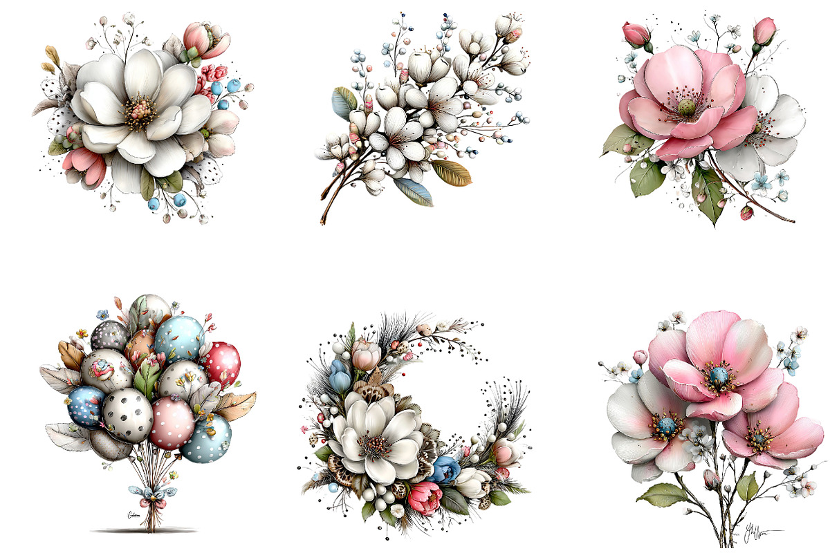watercolor autumn clipart set, a Seasonal Illustration by CreationArt (Photo 3 of 5)