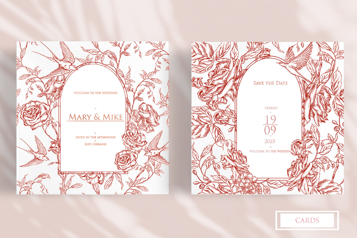 Graphic TERRACOTA Wedding Collection, an Object Graphic by Knopazyzy (Photo 2 of 14)