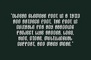 Oldero Glemoxe - Tattoo Font, a Blackletter Font by QR Design Studio (Thumbnail 5 of 7)