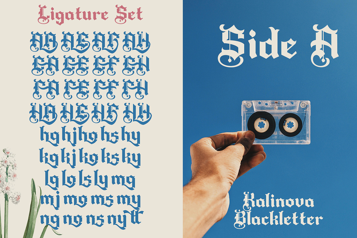 Kolinova Blackletter, a Blackletter Font by madeDeduk (Photo 9 of 9)