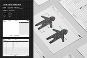 Baby Toddler Tech Pack Template Kit, an Apparel Mockup by Swatch Supply (Thumbnail 3 of 6)