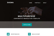 Modern Bundle - Include 12 PSD email, an Email Template by QuickArtisan (Thumbnail 10 of 13)