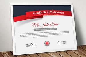 Clean Certificate Word Template