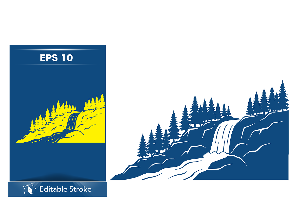 Majestic Mountain Landscape Graphic, a Decorative Illustration by CarWrap design (Photo 2 of 4)