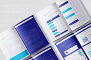 Annual Report Template, a Brochure Template by Designsoul14 (Thumbnail 5 of 12)