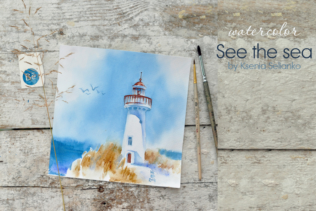 See the sea, an Illustration by Ksenia Selianko (Photo 1 of 2)