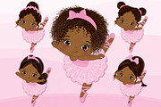 Vector African American Ballerina, an Illustration by TheCreativeMill (Thumbnail 1 of 4)