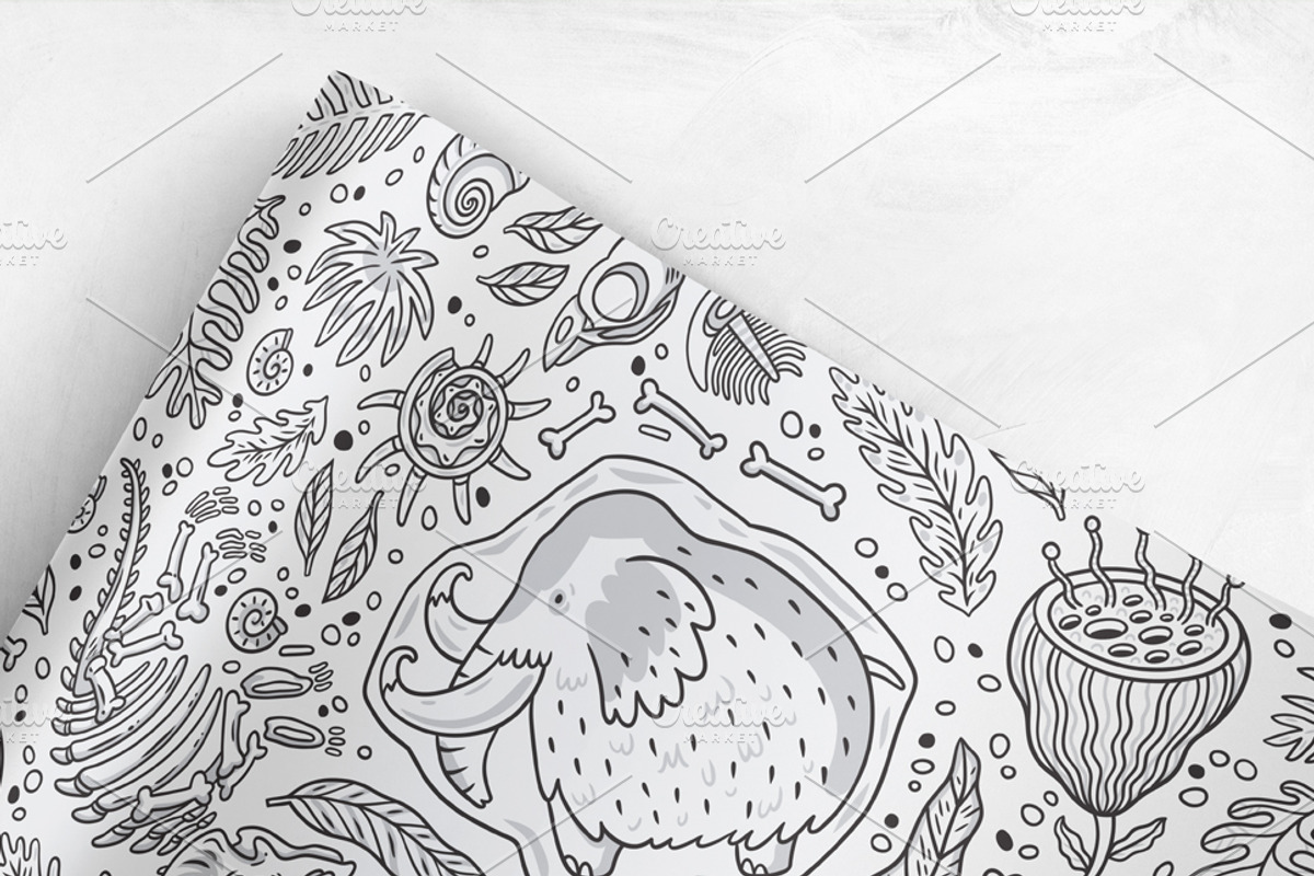 41 Seamless Coloring Patterns, a Pattern Graphic by PenguinHouse (Photo 5 of 12)