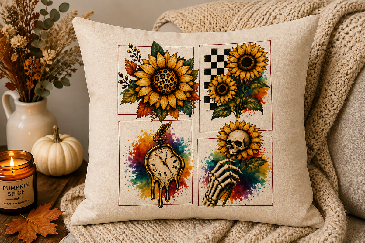 Skeleton Sunflower Png Bundle, an Object Graphic by Daisy Design (Photo 3 of 21)