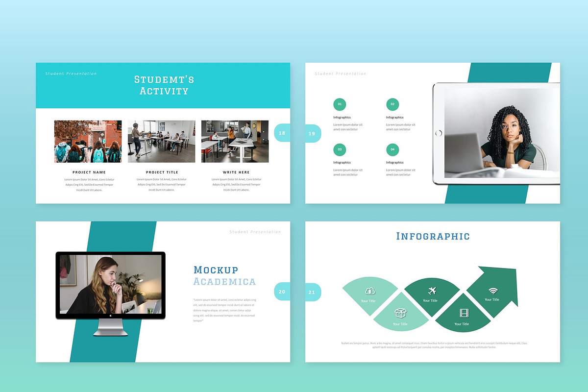 Academica Presentation Template, a Presentation Template by Overcloud ...