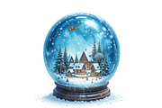 Whimsical Icy Blue Christmas clipart, a Seasonal Illustration by Creative design (Thumbnail 4 of 7)