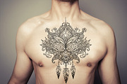 Mehndi ornamental tattoo, an Illustration by Astarta (Thumbnail 7 of 10)
