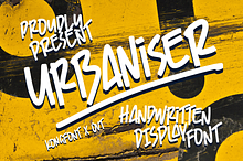 Urbaniser - Handwritten Display Font
