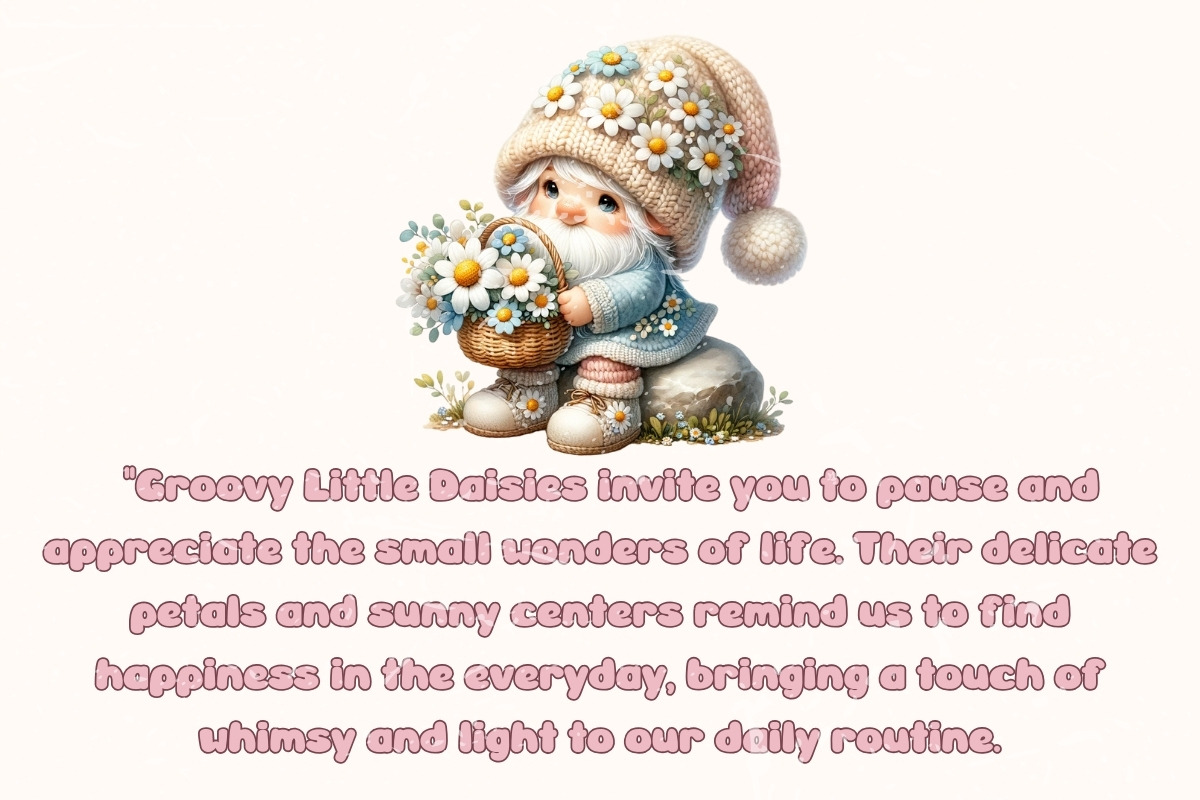 Groovy Little Daisies, a Handwritten Font by Charmingbear59.design (Photo 3 of 5)