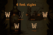 Aged whiskey typeface, a Handwritten Font by Fractal fonts & graphics (Thumbnail 2 of 21)