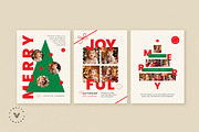 6 Simple Christmas Card/Holiday Card, a Card Template by Vynetta (Thumbnail 3 of 4)