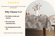 Wisteria Floral Set of 9 Patterns, a Pattern Graphic by Ninterints (Thumbnail 3 of 13)