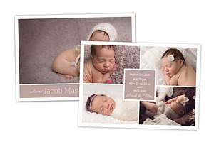 Birth Announcement Template CB035