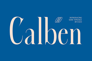 Calben Elegant Font