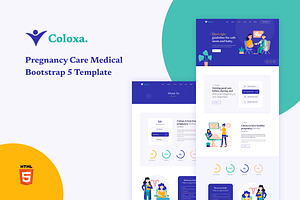 Pregnancy Care Medical HTML Template