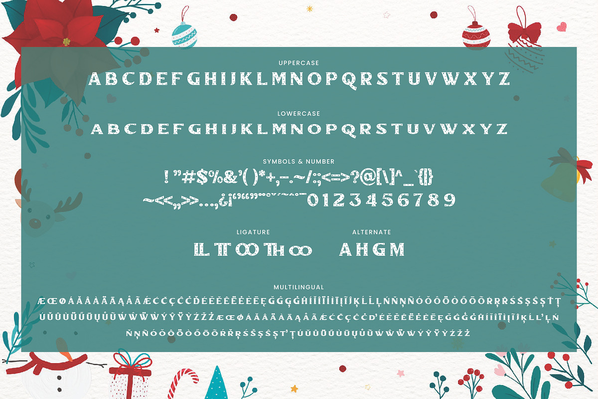 Happinest Jingle Christmas Font, a Serif Font by Zeatype (Photo 4 of 5)