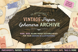 Vintage Paper Ephemera Archive