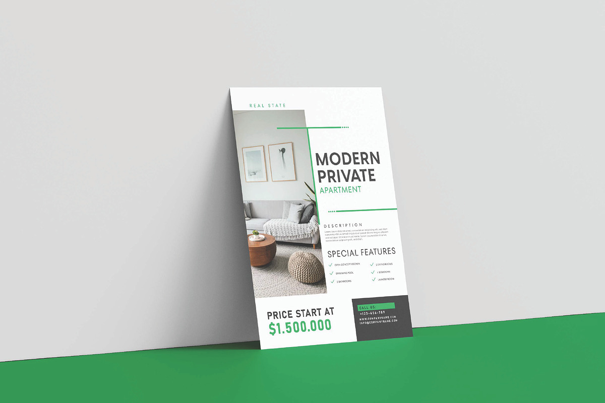 Sale modern private apartment flyer, a Flyer Template by Workhu (Photo 2 of 4)